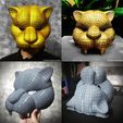 Squid Game Mask - Vip Tiger Mask Cosplay 3D print model