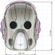 FACE.jpg STL file STAR WARS CITIZEN HELMET , FALLOUT , STEAMPUNK , HALLOWEEN・3D printable model to download