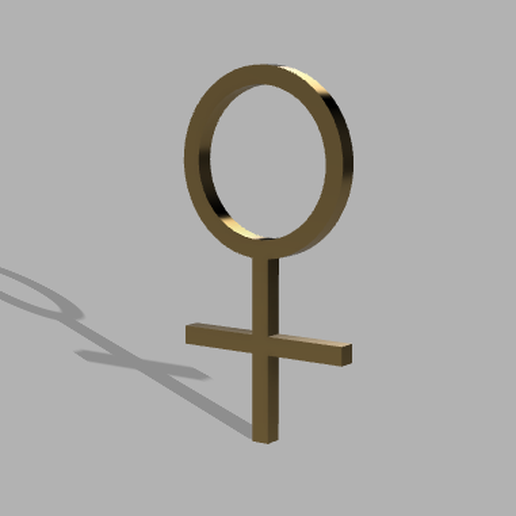venus symbol 3D model