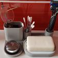 Elements assemblés 2.jpg Free STL file BATHROOM UNIT・3D print design to download