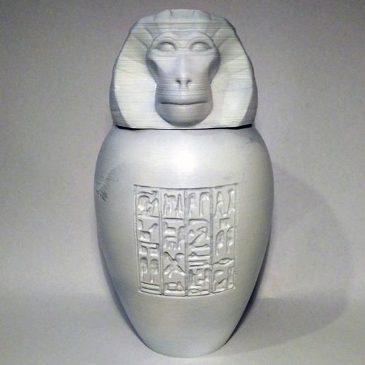 hapi01.jpg Download file Ancient Egyptian Canopic Jars • 3D print design, voxinaudita