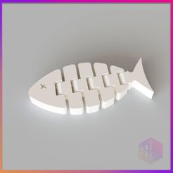FISH_BONE_ARTICULATED_FINAL-2.jpg Archivo STL ARTICULATED FISH BONE・Modelo para descargar e imprimir en 3D