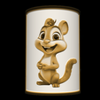 82a.png LITHOPANE - woodland friends - Field mouse