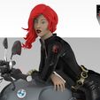 viuda-moto.191.jpg Black Widow on Black Widow Bike Marvel Motorcycle