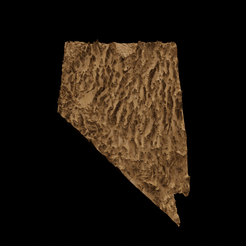 3.png Topographic Map of Nevada – 3D Terrain