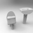9.jpg Bathroom Furniture - 1-35 scale diorama accessory