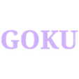 Goku Cut.stl Archivo STL Goku Dragon Ball Figura de corte láser de archivos・Objeto imprimible en 3D para descargar