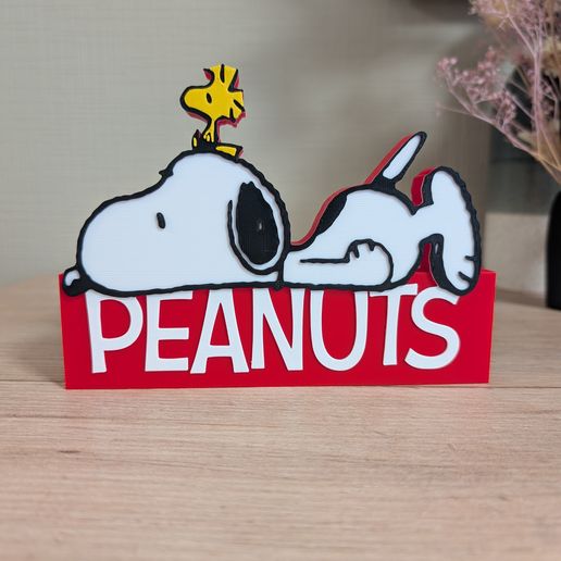 Peanuts snoopy Woodstock logo sign fanart