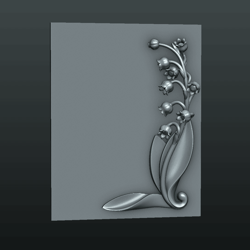 LOTV-11.png Download file Lily of the valley • 3D printing model, Skazok