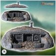 2.jpg Hobbit house under ground with round door and fireplace (28) - Medieval Middle Earth Age 28mm 15mm RPG Shire