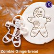 zombie.jpg Zombie Gingerbread cookie cutter