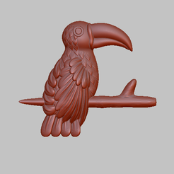 T1.png STL-Datei Bird, Vogel 3D-Modell・Modell für 3D-Drucker zum Herunterladen, medlam