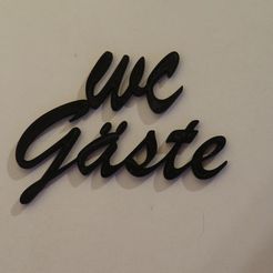 gast-wc.jpg Guest WC, doorplate