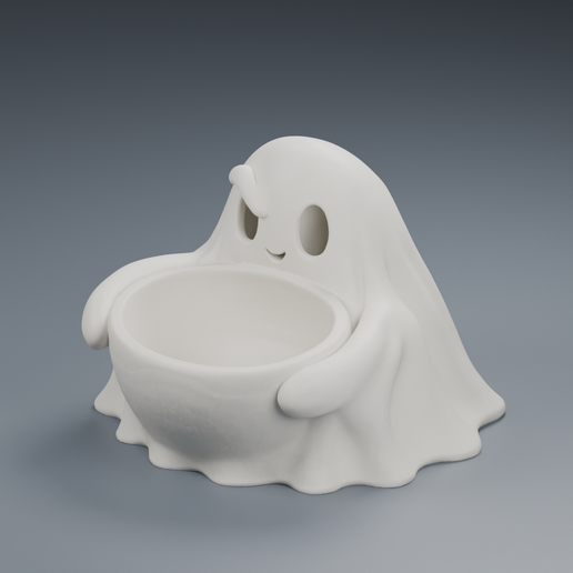 Snack Thief Ghost Candy Bowl