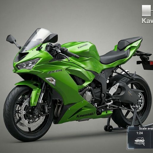 【ねずきん】STLクローン 🥷 2021 Kawasaki Ninja ZX-6R - 636cc Supersport Performance