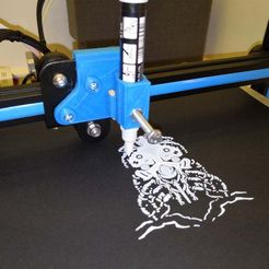 IMG_20181215_151618.jpg Free STL file Creality CR-10 Pen Plotter holder・3D printer model to download