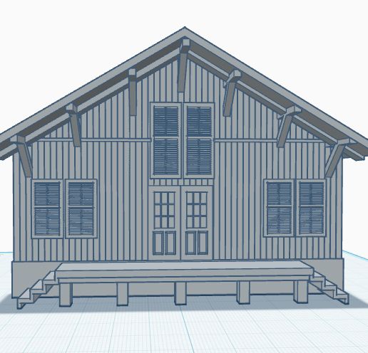 Low-Relief Swiss Model Railway Goods Shed