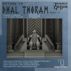 Dwarf-King-Detail.png Fichier 3D Barbe de feu Thigrim - Seigneur de Dhal Thoram・Modèle imprimable en 3D à télécharger