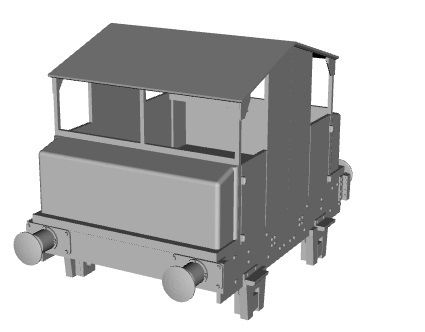🚂 GWR Standard Gauge Simplex shunting loco nos 23,24,26 and 27 1/32 ...