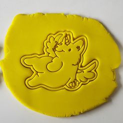 11.jpg STL-Datei Angel Unicorn Doge Cookie Cutter・3D-druckbare Vorlage zum herunterladen