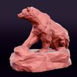 I2.jpg Polygonal Bear Figurine