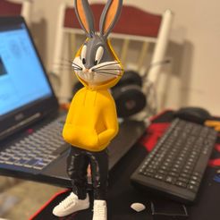 Bugs bunny urban vibes Fan art (multiparts/3mf)
