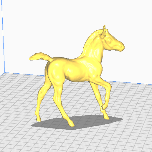 Breyer horse foal walking scan 3D model