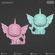 vaporeon_model.png vaporeon chibi 2 models easy to print cute
