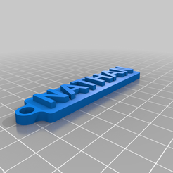 nathan.png Free 3D file Porte clé prénom Nathan・3D printer model to download