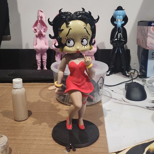 🧸 Betty Boop Sass Mode Activated・ STL File for 3D printing・Cults