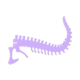 508_Tail_0.1mm_v2.stl Free STL file [3Dino Puzzle] Classic Style T-Rex・3D printable model to download