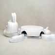 017.jpg bunny  cup holder  (No Supports needed)