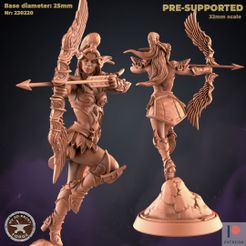 230220-Tyranda_archeir0.jpg 3D file Night Elf Huntress・3D printing idea to download