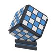 Chess_Board_V1_1.28.jpg Tablero de ajedrez cúbico - Modelo 3d imprimible - Ficheros STL - Tipo 1