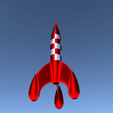Cohete-2.png Tintin rocket 1 meter (scalable)