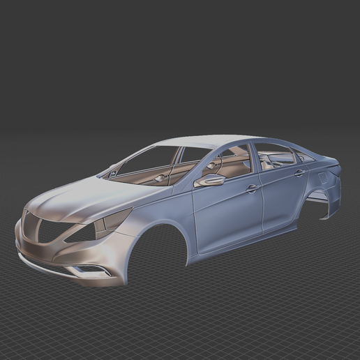 Hyundai Sonata i45 2012 Body 3D Model