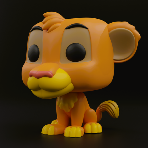 12.png Simba funko pop from The Lion King franchise