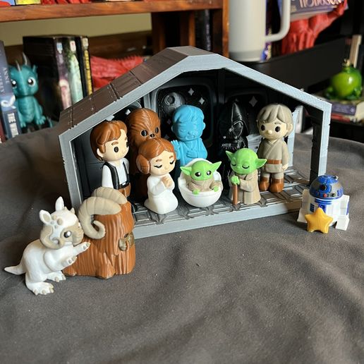 IMG_3216.jpeg Star Wars Nativity Set - Chibi Sci-fi Play Set