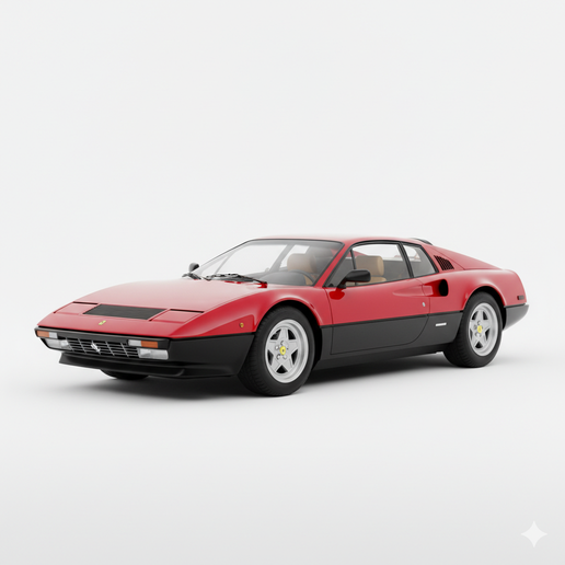 Ferrari 512 BB truck, classic car, pickup, supercar, car 3D, JDM, sports car, muscle car, car, SUV, automobile, garage, car model, hypercar, vehicle, race car, vintage car, car STL, drift car, diorama
