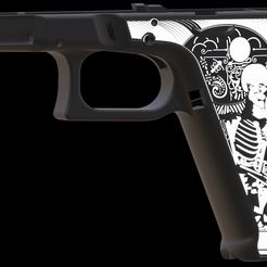 8c41dcee98e3412f9acc0f2033b55f1a.jpg STL file glock 17 forgotten love stipple・3D printer model to download