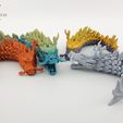 il_fullxfull.5826880015_rqmc.jpg Articulated Koi Dragon by Cobotech, Articulated Dragon, Desk/Home Decor, Cool Gift