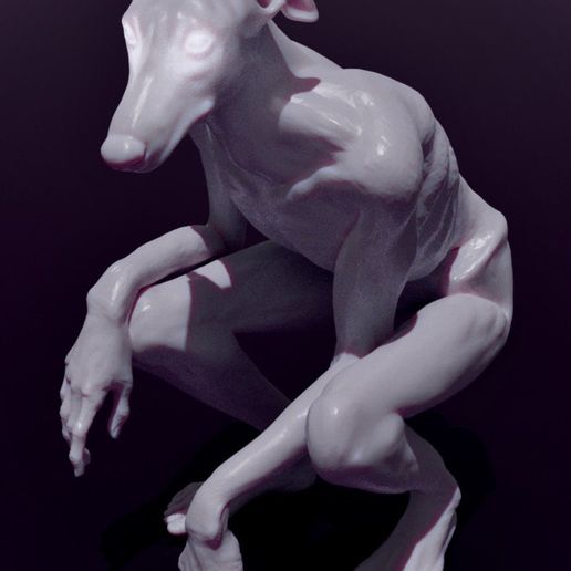 Download STL file Dog Man • 3D printing design • Cults