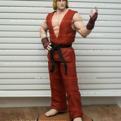 DSC_0001.jpg 3D-Datei Ken Street Fighter Fan Art Statue 3d druckbar・3D-druckbares Modell zum Herunterladen
