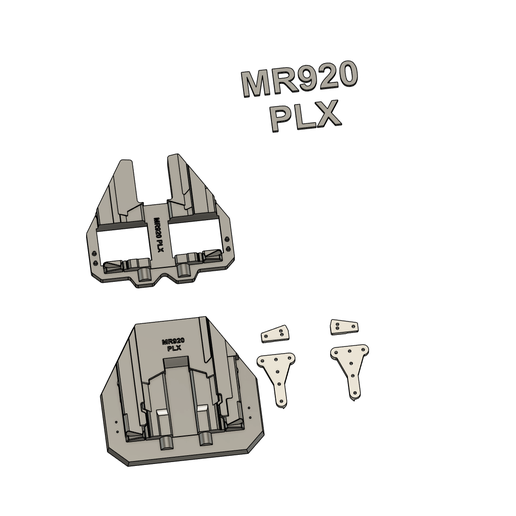 Shadow Systems MR920 PLX Split Holster Mold