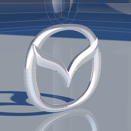 10.jpg Emblema de Mazda Modelo de impresión 3D listo para imprimir
