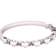 render-3.png Heart Ring  3D printable model