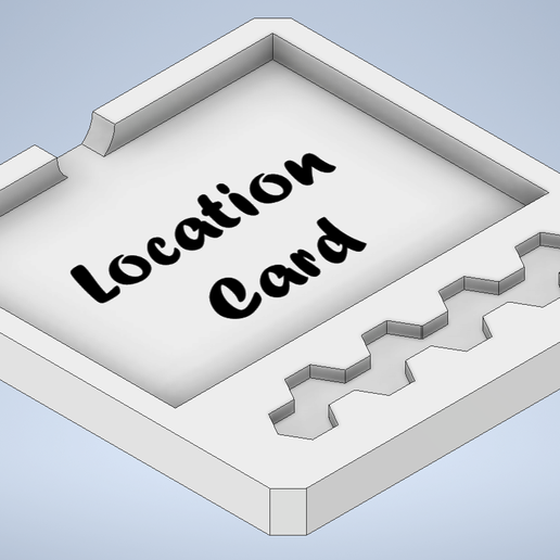 Harry Potter Hogwarts Battle Location Card Holder - 3D model önizlemesi