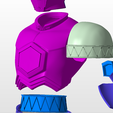 5.png power rangers lost galaxy magna defender suit stl file for 3d printing
