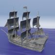 PirateGalley-3.jpg Pirate Galley 28 MM Tabletop Terrain
