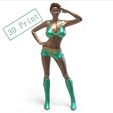 6.1e.jpg POSE N6 ATTRACTIVE SEXY WOMAN MINIATURE 3D PRINT MODEL